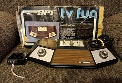 VINTAGE APF TV FUN Model 401 Machine in Original Box UNTESTED