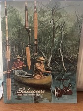Vintage Shakespeare 1968 Fine Fishing Tackle Color Catalog Rods Lures Flies Fish