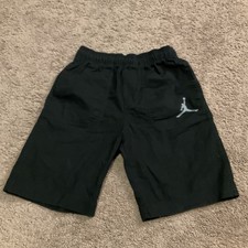 Nike Air Jordan Basketball Shorts Black Boys Youth Size 6-7