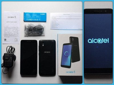 Alcatel 1 (5033X) Smartphone (entsperrt), 8GB. Originalkarton mit Inhalt.