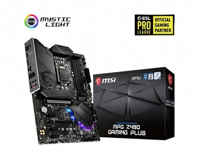 MSI MPG Z490 GAMING PLUS ATX Gaming-Mainboard (10. Generation Intel Core, LGA 12