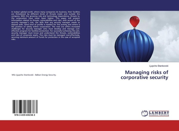 Managing Risks Of Corporative Security Ljupcho Stankovski-image