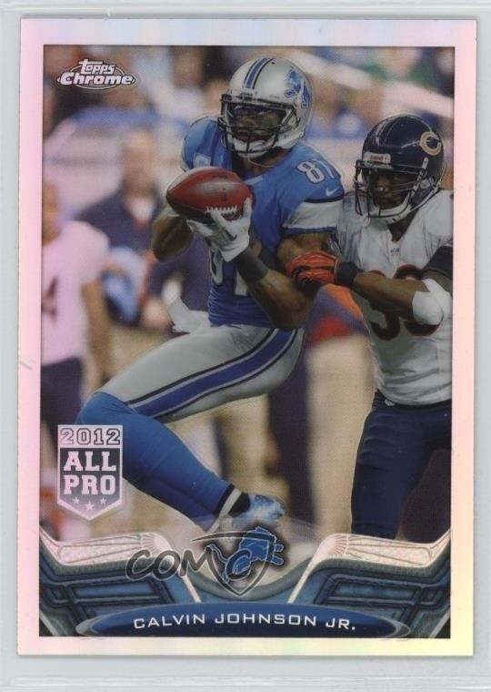 2013 Topps Chrome Refractor Calvin Johnson #200 HOF 0i7l