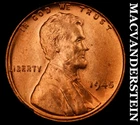 1945 Lincoln Wheat Cent - Red Choice Gem Brilliant Unc  No Reserve  #K2615