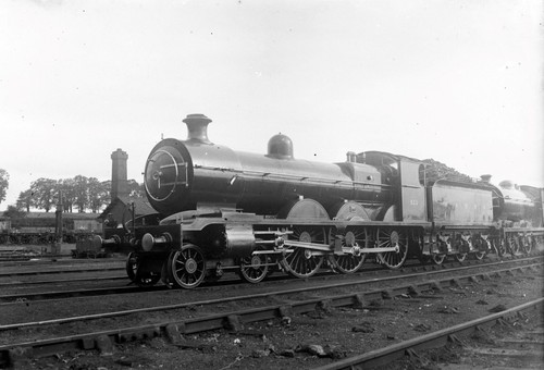 R-100x80mm Glass Railway Negative G&SWR Loco No 511
