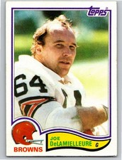 1982 Topps #60 Joe DeLamielleure Cleveland Browns Free Shipping!