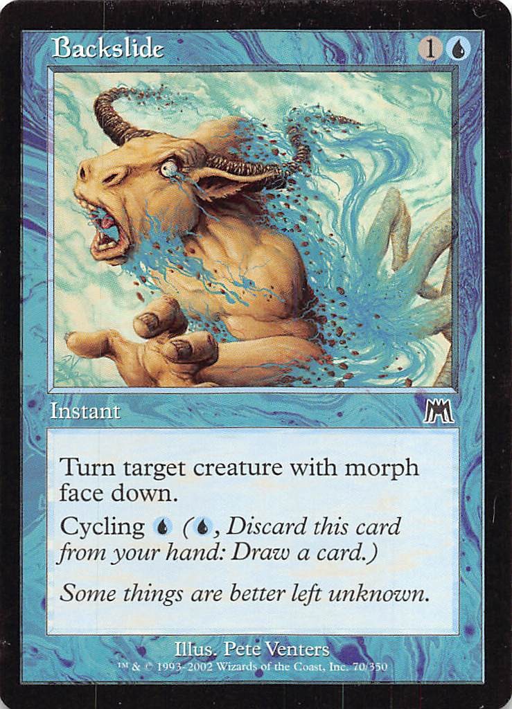 Backslide 70 Common Onslaught Magic: The Gathering Near Mint