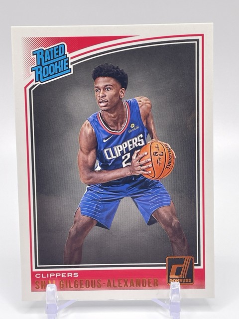 Shai Gilgeous-Alexander 2018 Panini Donruss Rated Rookie
