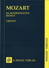 Study Score Mozart Piano Sonatas Vol I Classical Music Henle Urtext 7x10 Book