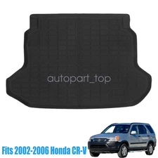 3D All-Weather TPE Trunk Cargo Liner Fits 2002-2006 Honda CR-V 4-Door Black New