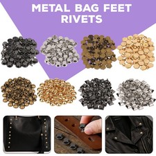 Metal Leather Bag Feet Studs Screw Back Rivet Spikes Bottom Protect 10-12mm
