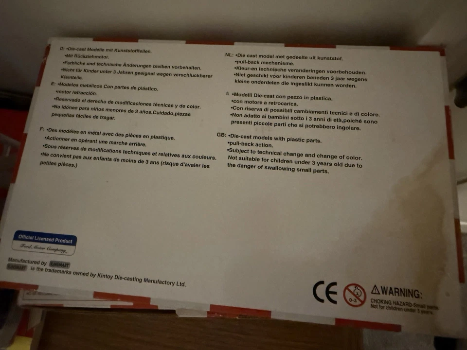 Ford KA Kinsmart 1:64 Pullback Nuevo Lote De 12 Foto 4 de 4