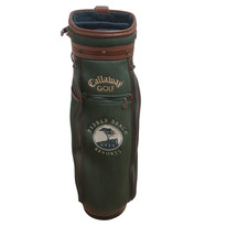 Callaway Golf Pebble Beach Ladies Golf Cart Bag Green 6 Way Divider  Rain Cover