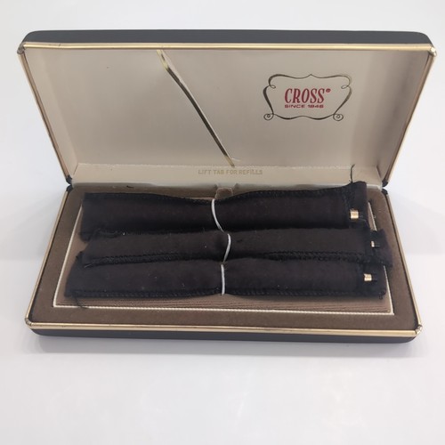 Cross Century 14 Kt Gold Blue Pen Ballpoint Pen & .9 Pencil Set 3 Ireland TESTED