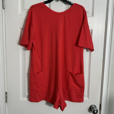 Fashion Women s Red Solid Knit V-Neck  Free P...