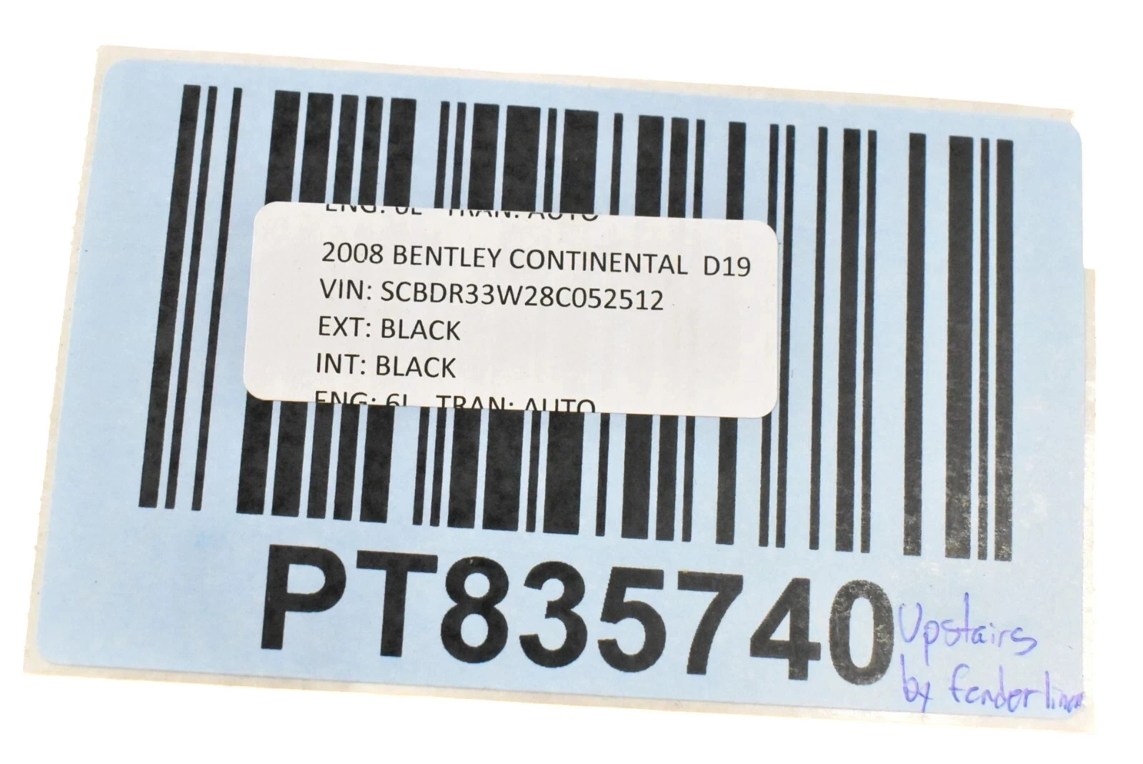 07-11 Bentley Continental Rear Storage Compartment Linkage Trim Panel Black Oem