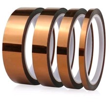 4x Polyimide High Temperature Tape Heat Resistant Kapton 8/12/18/25mm x 108'