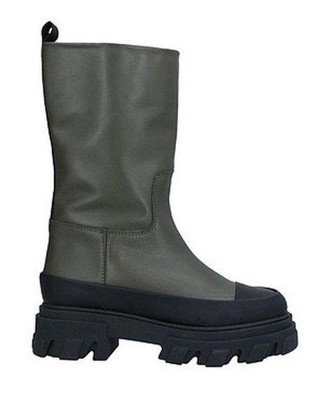 Women Ganni Boots Black Leather 38
