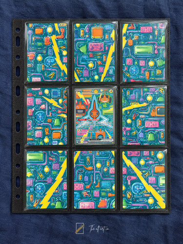 Pokemon Rotom ex 126/094 Phantasmal Flames Extended Art Binder Insert 9-Pocket