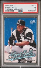1997 ULTRA PLATINUM MEDALLION #P411 ALBERT BELLE PSA 5