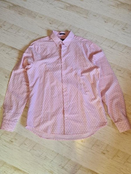Men Gant Shirt Pink Cotton 42 / XL / 50 #7WQK