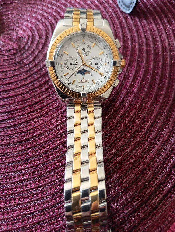 Eden Armbanduhr Mondphase Unisex - Bild 4 von 4