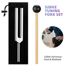 POGOLAB Tuning Fork Sound Therapy 528Hz For Chakra/Yoga/Meditation Healing