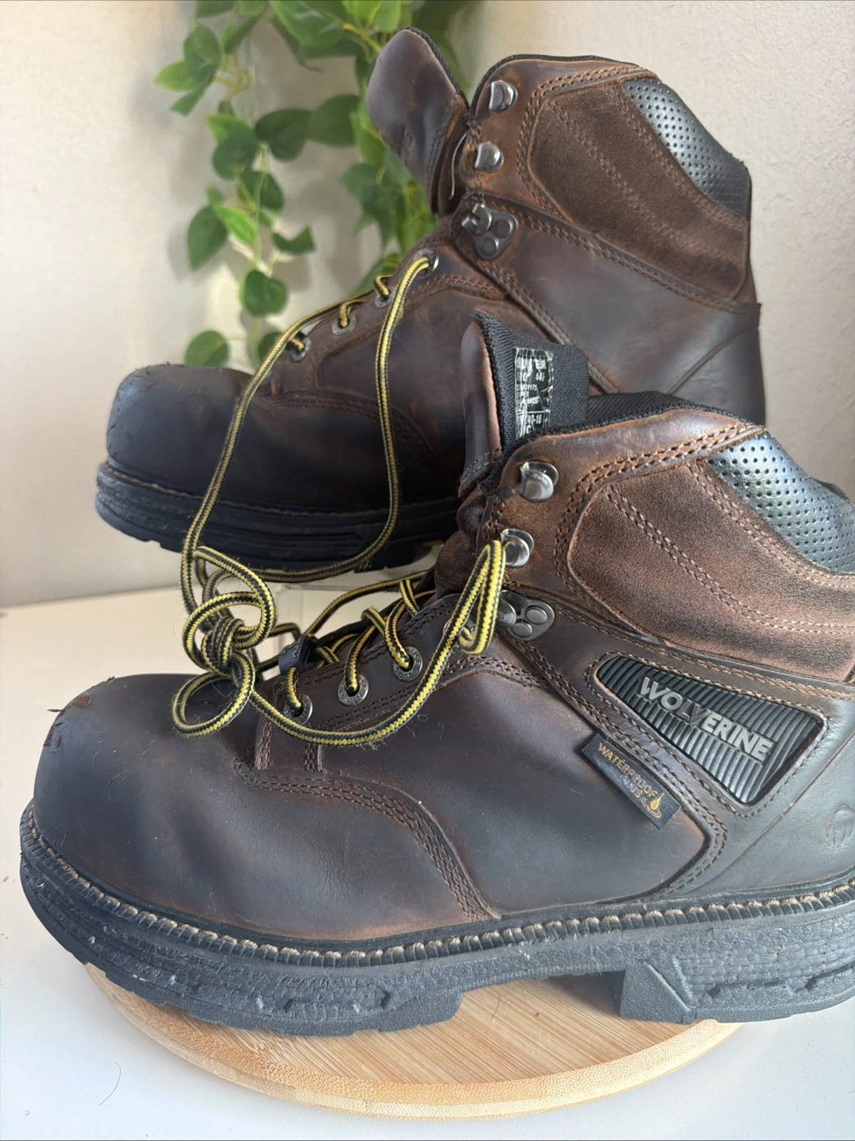 Wolverine Work Boots Steel Toe ASTM F2413-18 Men’s Size 11.5 M Waterproof P31