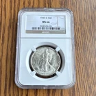 1945 D Liberty Walking Half Dollar Silver NGC MS 66 Denver Uncirculated