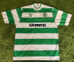 celtic 1988 centenary retro football shirt