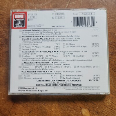 Baroque Classics NewCD•Handel• Mozart•Albinoni• Parchelbel