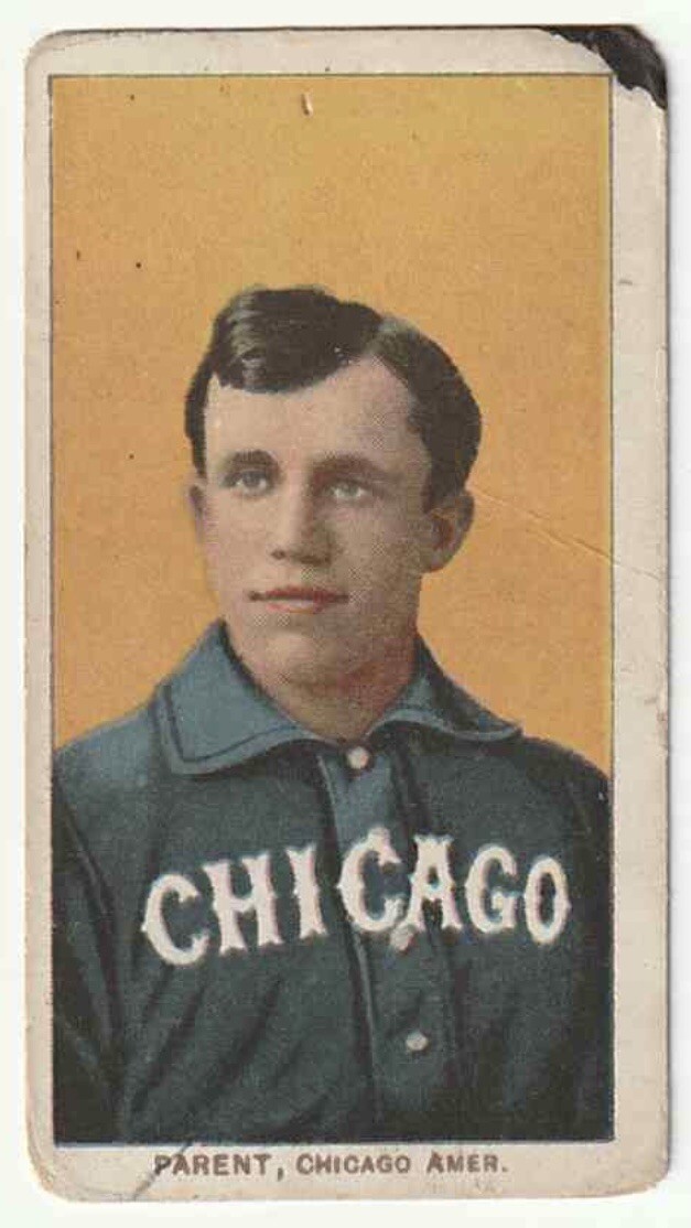 1909-1911 T206 Fred Parent Chicago White Sox LOW POP OLD MILL