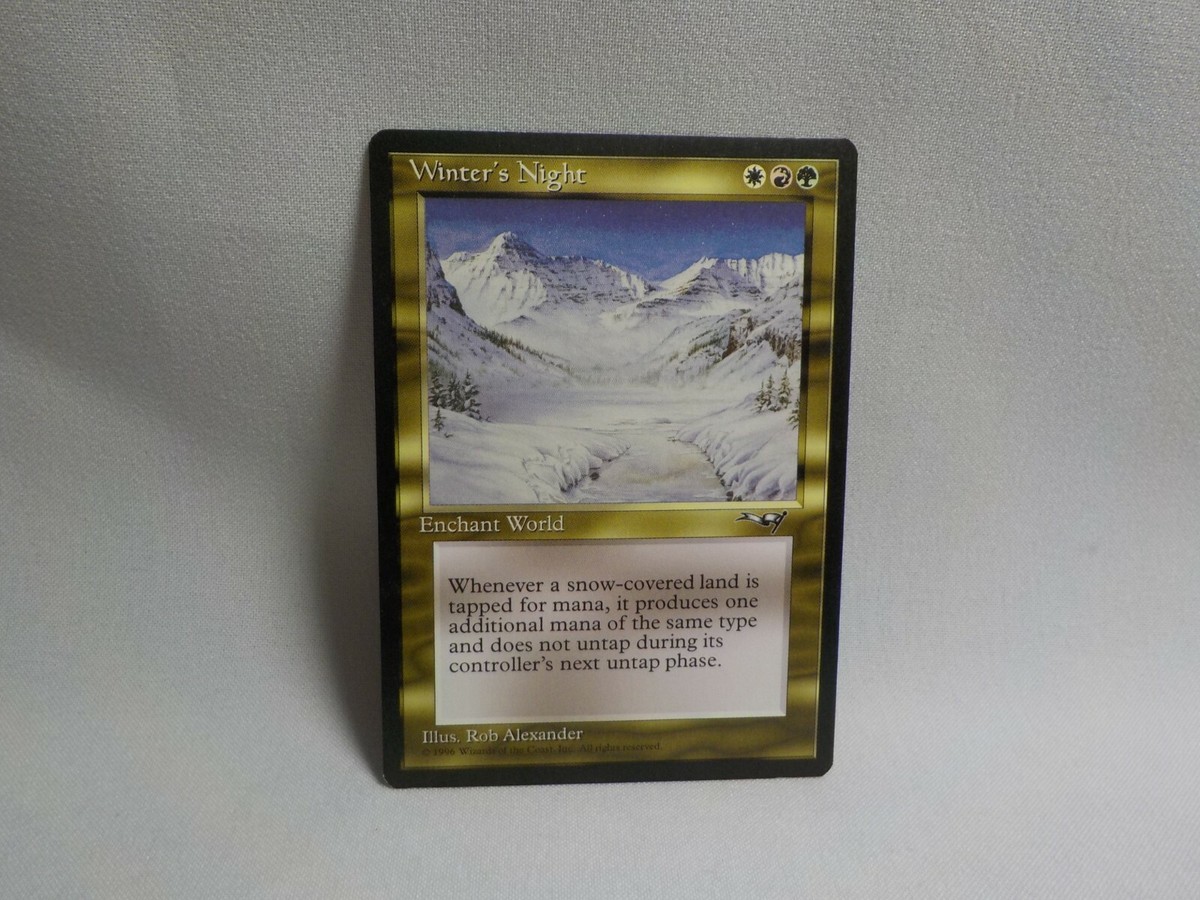best cards in alliances mtg WINTERS NIGHT MAGIC THE GATHERING ALLIANCES MTG Trading Card #281