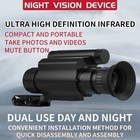 Monocular Night Vision Scope Infrared 1080P Hd 850nm Digital Hunting Telescope