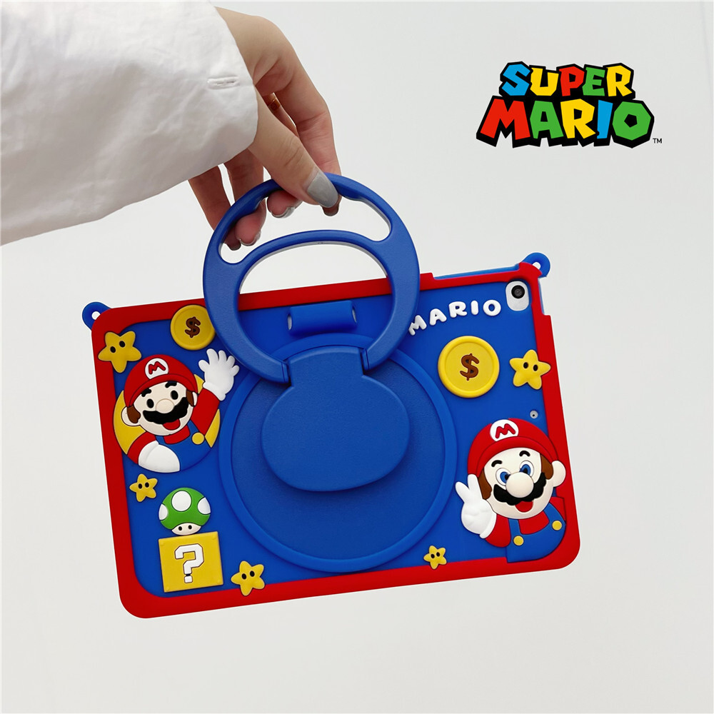 For iPad 5 6 7 8 9 10.2 Air 2 3 4 Mini Pro11 Super Mario Kids