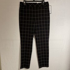 NEW Charter Club Women's Size 12 Skinny Leg Cambridge Waist Smoothing Slacks