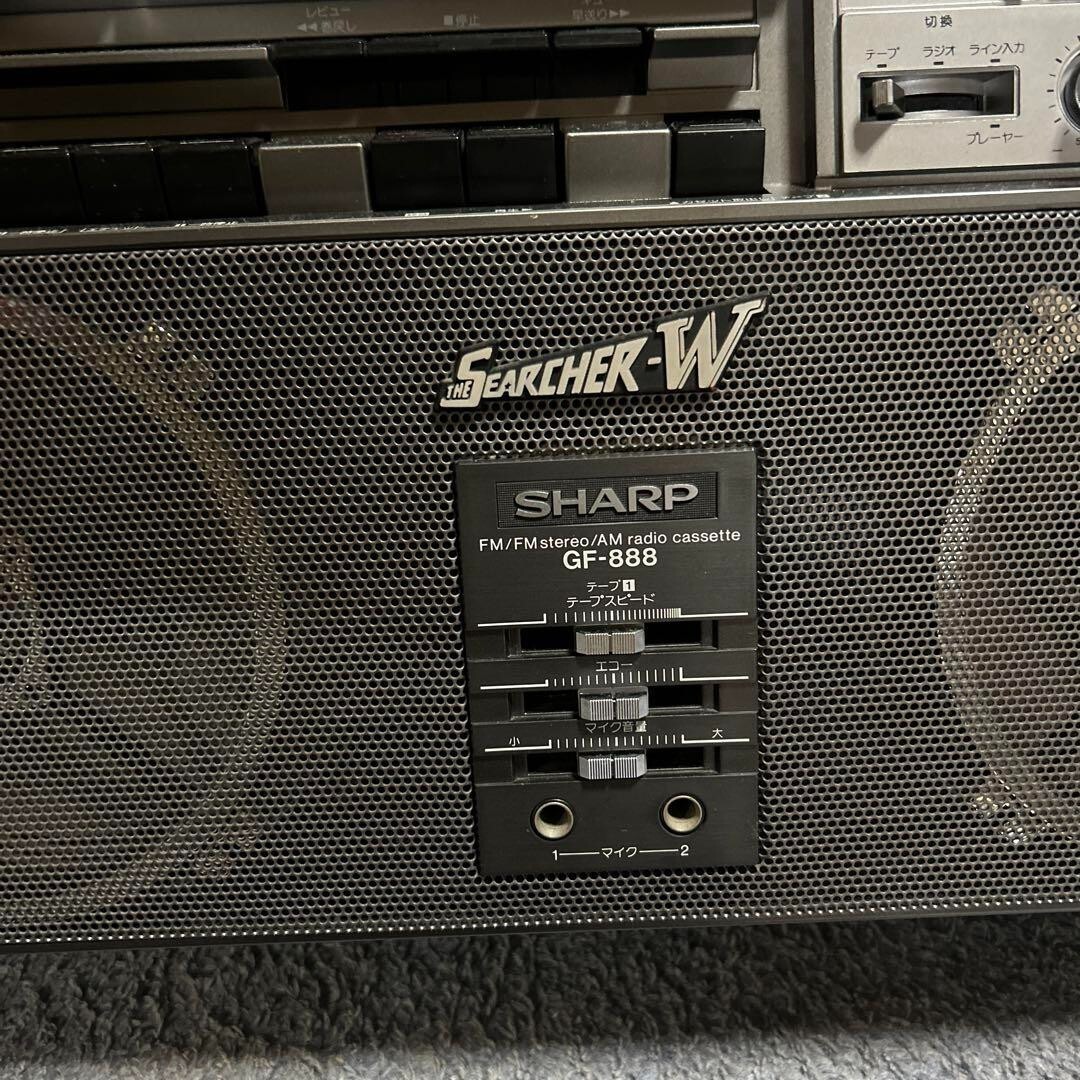 SHARP GF-888 カセットデッキ Sharp GF-888 Cassette Recorder Boom Box Vintage Junk | eBay