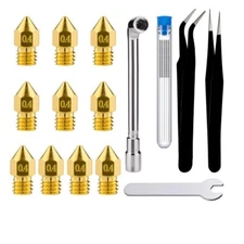 3D Printer Extruder Nozzle Cleaning Needles Tool Kit For Makerbot Creality CR-10