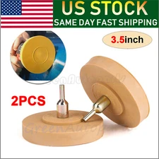 2Pcs Car Decal Remover Eraser Wheels For Remove Glue Adhesive Sticker Pinstripe