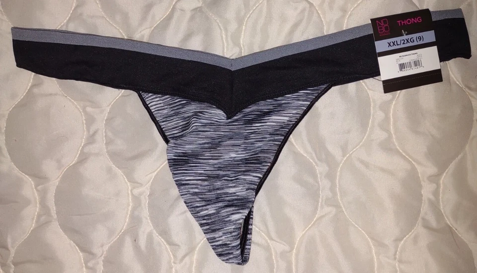 Bragas Tanga No Limits XXL/2XG NUEVAS/ETIQUETAS Rosa, Negro/Blanco, Encaje Púrpura Foto 4 de 4