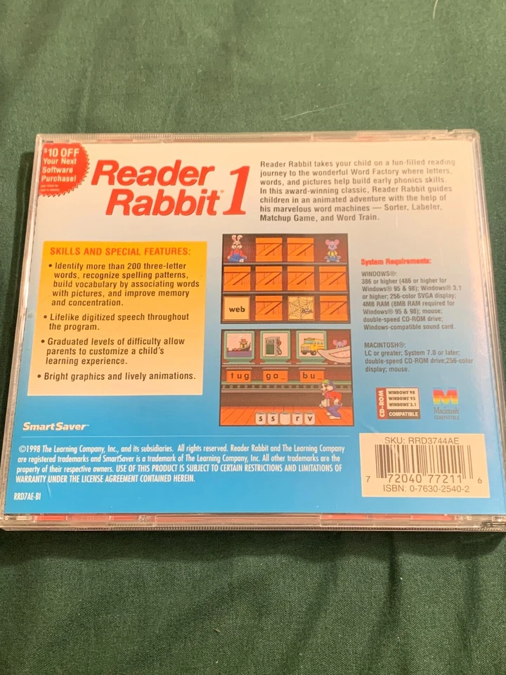 Reader Rabbit Personalized Reading, Ages 3-6 [Jewel Case] - Image 2 of 4