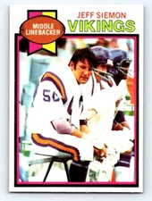 1979 Topps #378 Jeff Siemon Cream Colored Back