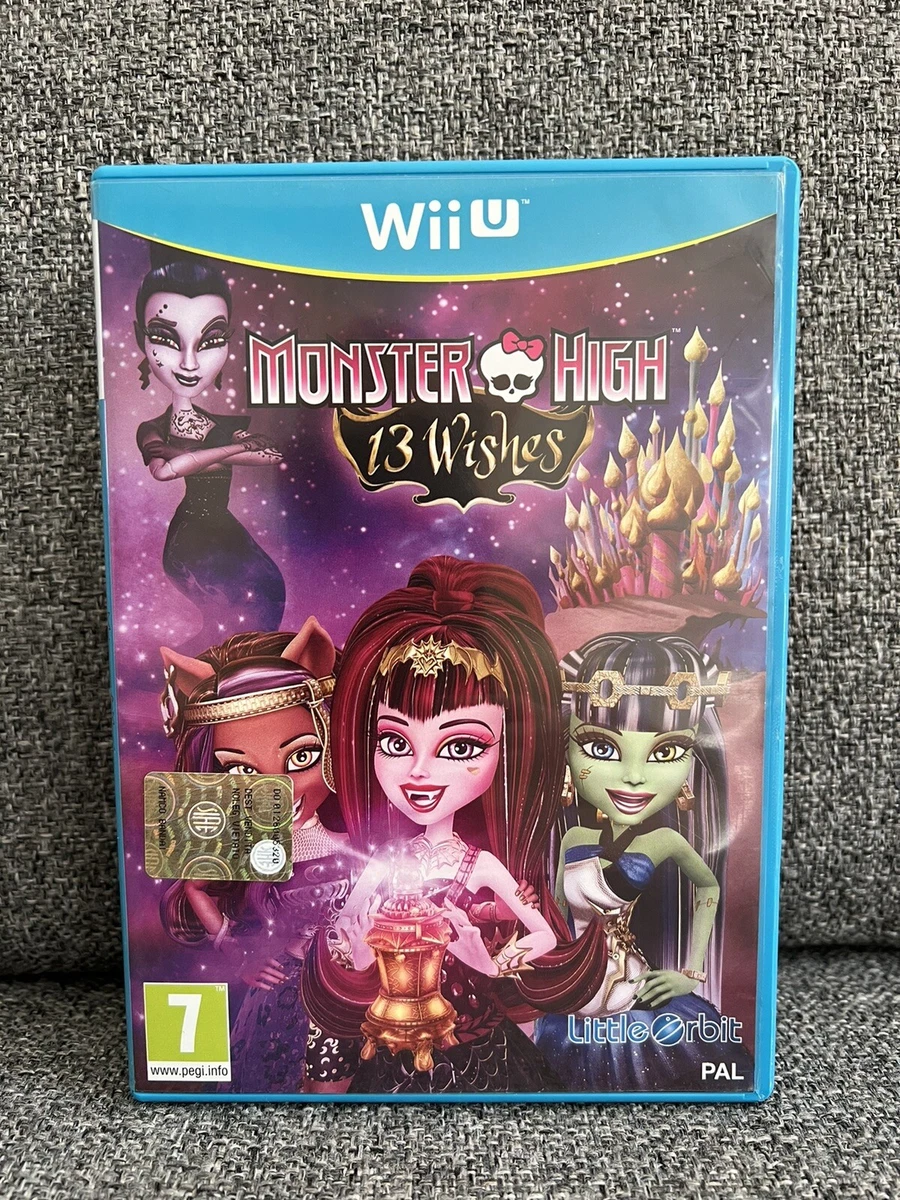 Monster High : 13 Wishes For Nintendo Wii U Complete VGC PAL.