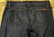 Joe's Jeans 27 Straight Leg Jeans Medium Wash Plaid Red Pocket 