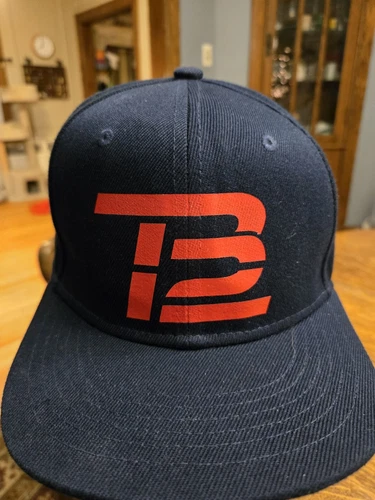 TB12 Tom Brady Navy OSFA Dad Hat Cap Peak Performance Men's Adjustable Football