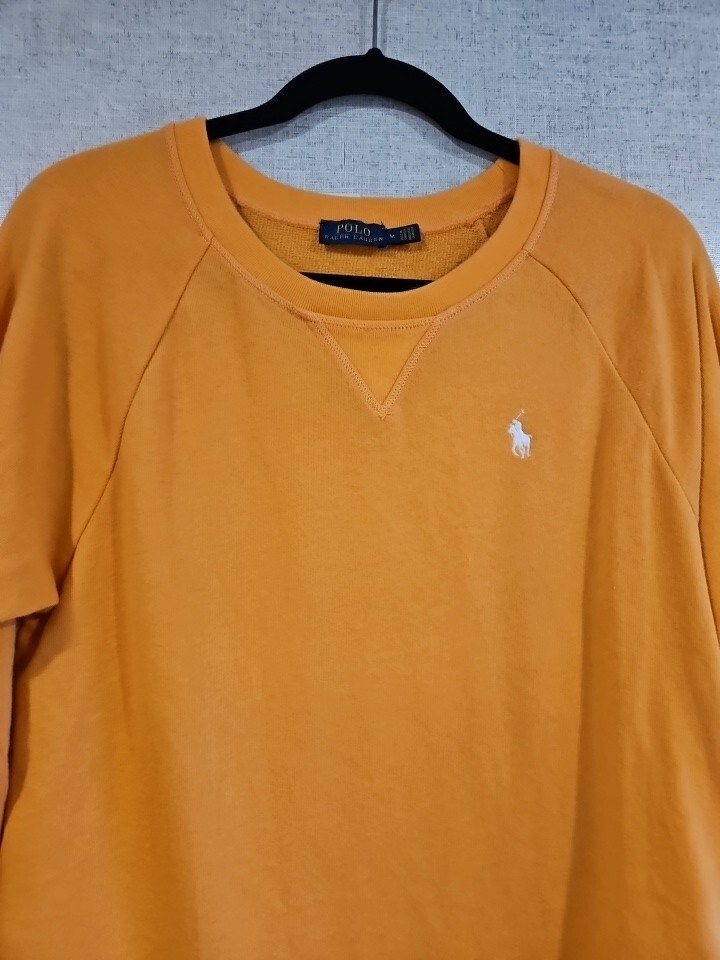 Polo Ralph Lauren Solid Orange Pullover Crew Neck… - image 1