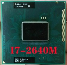 Intel Core i7-2640M 3.50 GHz 2 Cores 4 Threads Socket G2 CPU processor SR03R