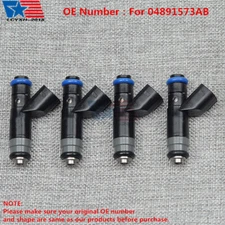4x Fuel Injectors For Chrysler Sebring Pt Cruiser Dodge Caravan Neon Stratus 2.4
