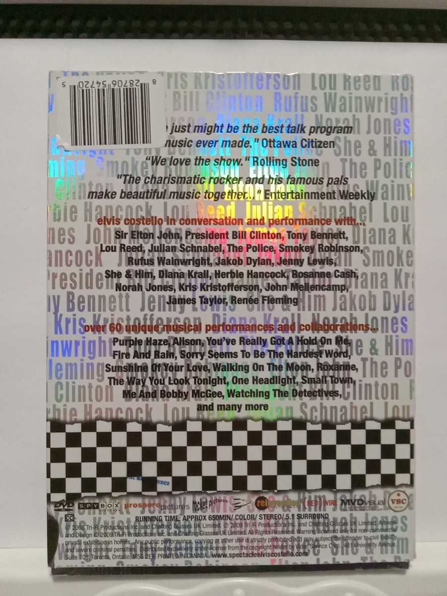 Spectacle: Elvis Costello With - Season 1 (DVD, 2009, 5-Disc