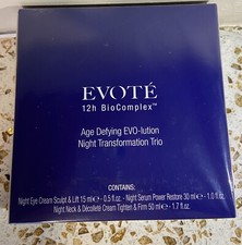 EVOTE 12h BIOCOMPLEX AGE DEFYING EVO-LUTION Night TRANSFORMATION TRIO SEALED BOX